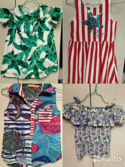 Брендовые платья Zarina, Acoola, топики, рост 128