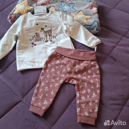 Костюм CA (свитшот и штанишки) для девочки 68