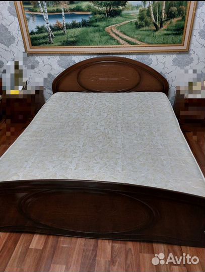 Кровать с матрасом бу