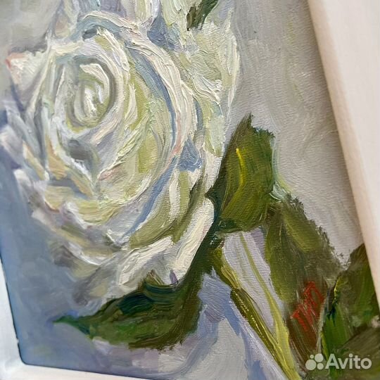 Картина маслом в раме этюд 