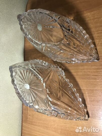 Ваза для стола. Салатник. Конфетница. Хрусталь