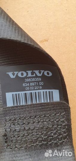 Ремень безопасности задний Volvo Xc60 B4204T26