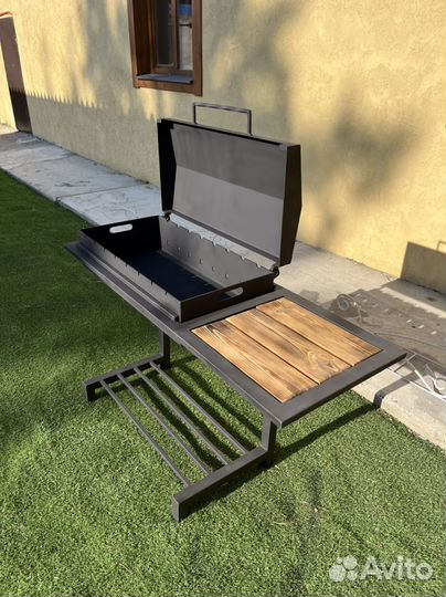 Мангал лофт «мини« с одной столешницей