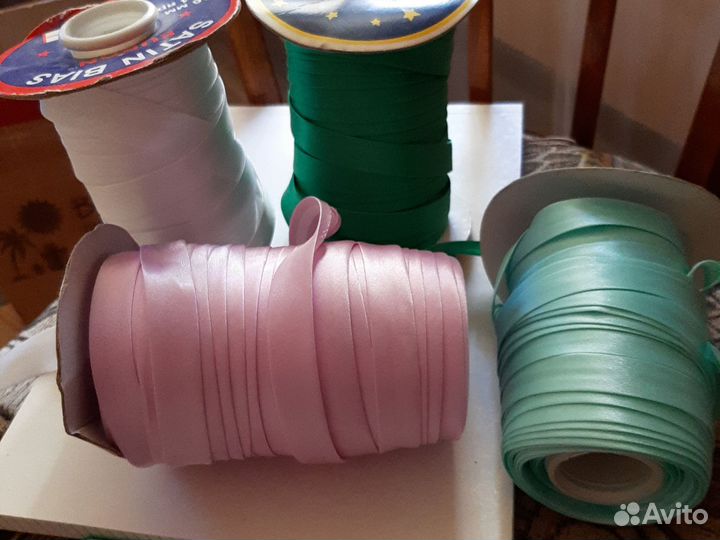 Косая бейка разных цветов