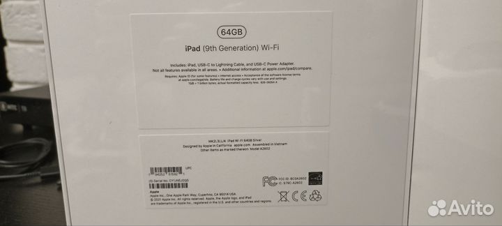 Apple Планшет iPad 9-го поколения 10.2''