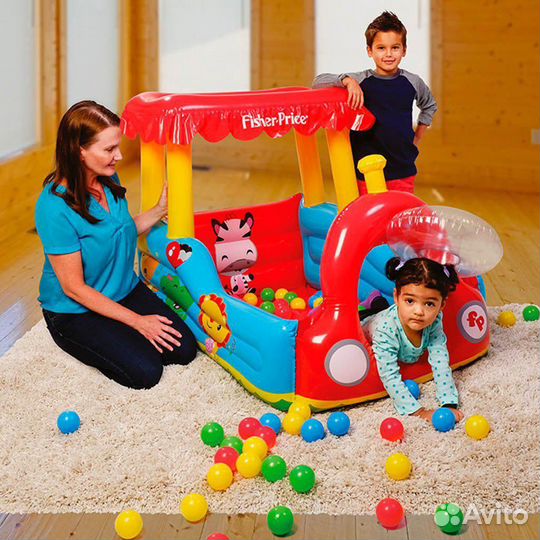 Бассейн надувной с шариками