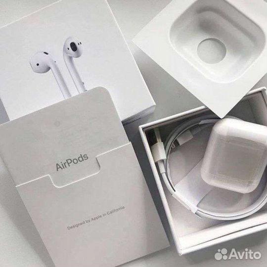 Беспроводные наушники airpods 2