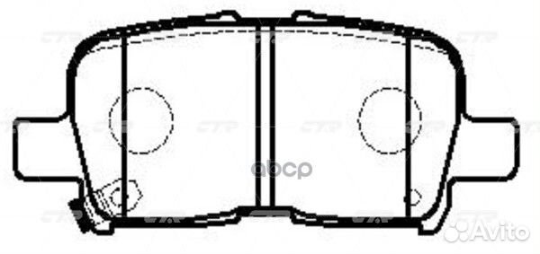 Колодки тормозные дисковые задние Honda Odyssey