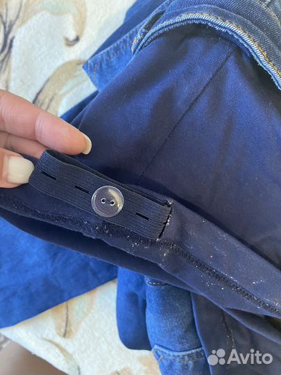 Джинсы для беременных утепленные