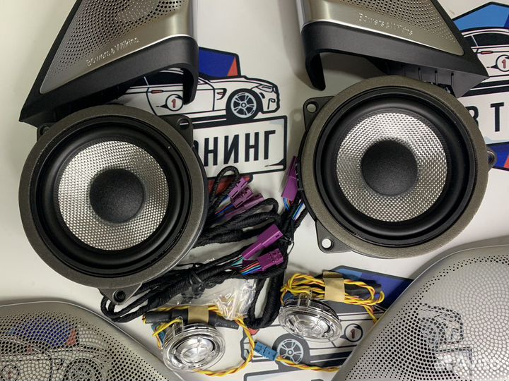 Динамики с сетками bowers wilkins BMW G30 G38