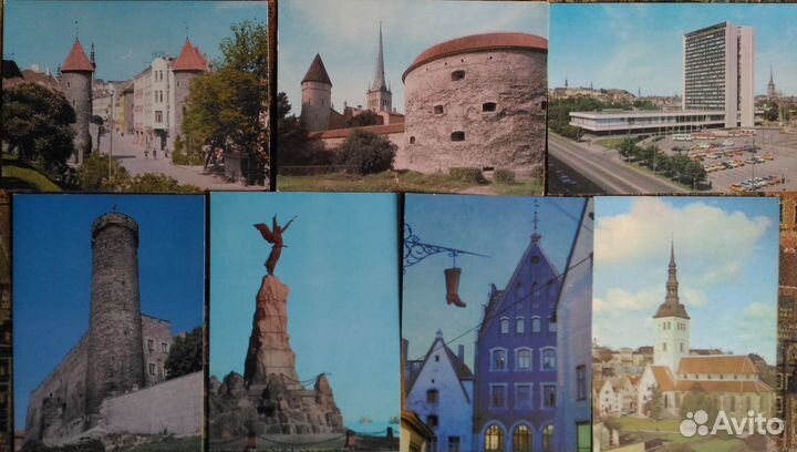 Открытки СССР - Таллин (80-е годы)