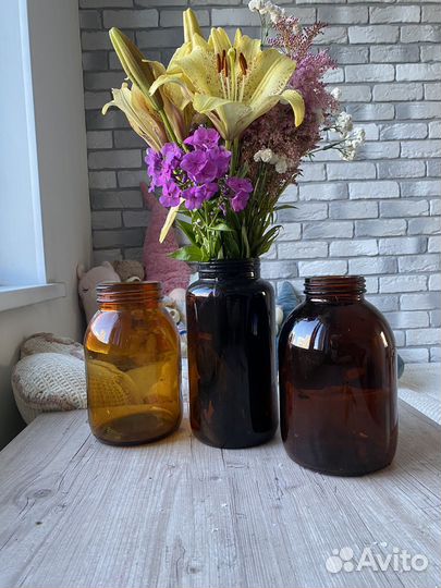 Банки бутыли сссср коричневые