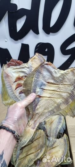 Камбала вяленая, крупная с икрой