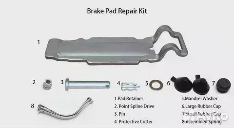 Р/к возвратной пластины суппорта knorr sb6/ sb7 15