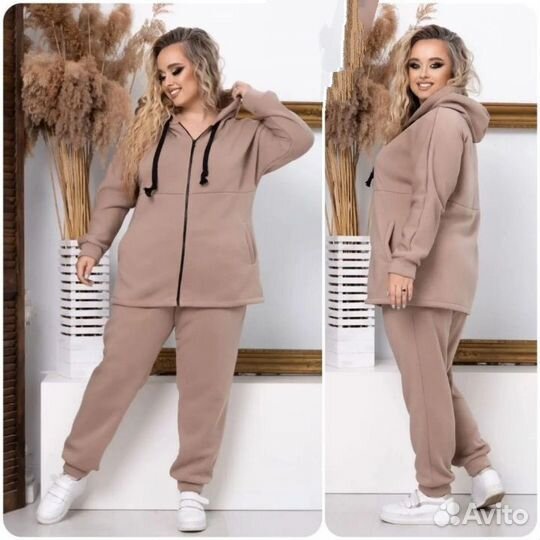 Теплый спортивный костюм р 52, 54, 56, 58, 60, 62