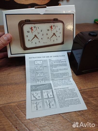 Шахматные часы механические Инса