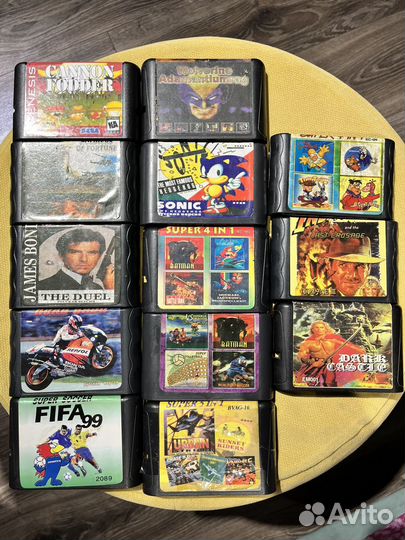 Картриджи для Sega mega drive 2. Без боксов