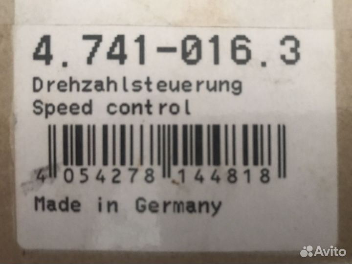 Регулятор частоты вращения karcher hds 1000 de