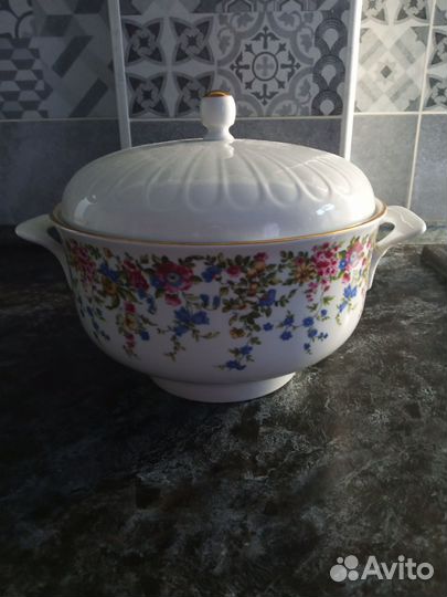 Супница из сервиза гдр jlmenau 1777