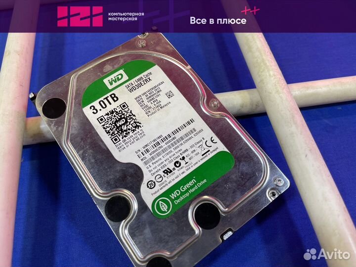 3tb Жесткий диск WD Green IntelliPower WD30ezrx