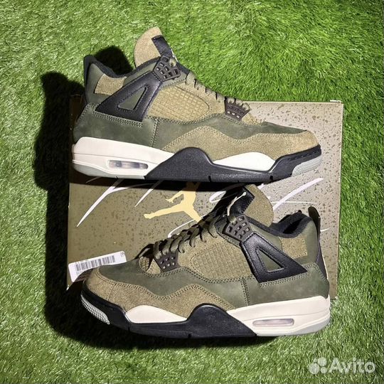 Nike air jordan 4 retro olive оригинал