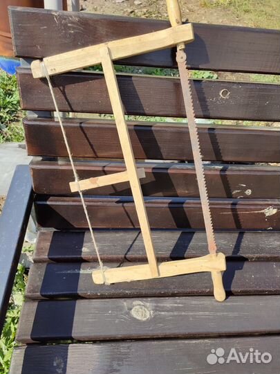 Лучковая пила старинная