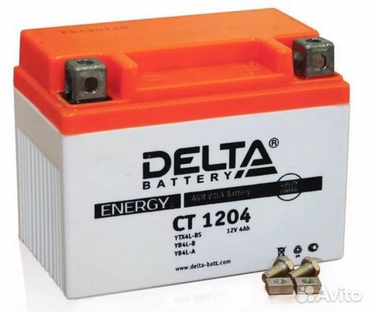 Акб 12V4Ah (114x70x87) (необслуж.) Delta