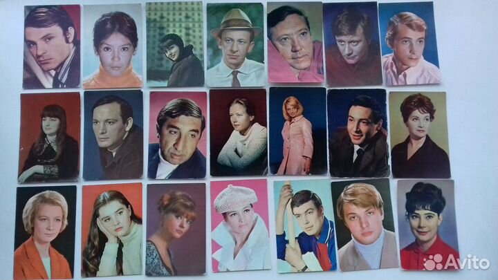 Ретро открытки Актеры СССР