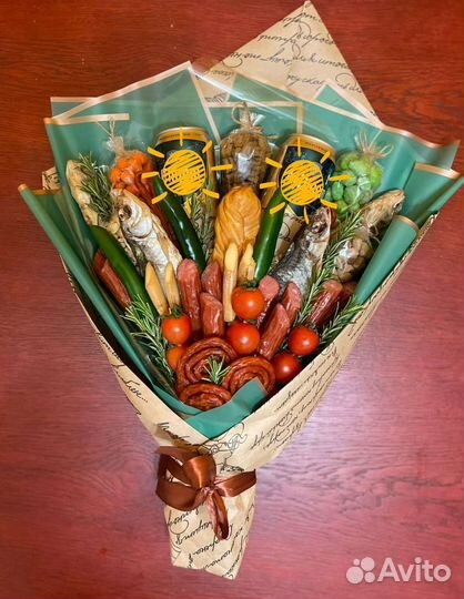 Мужские букеты съедобные