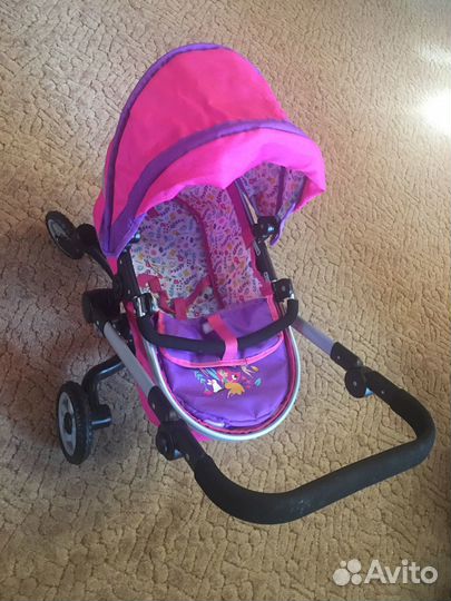 Коляска для кукол demi star 2в1