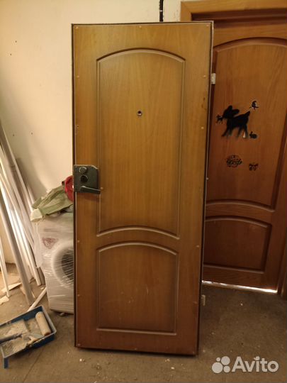 Дверь входная металлическая, батареи, унитаз