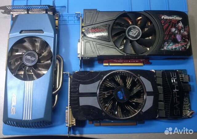 Видеокарты:gtx460,hd4890,hd6870,550ti (нерабочие)