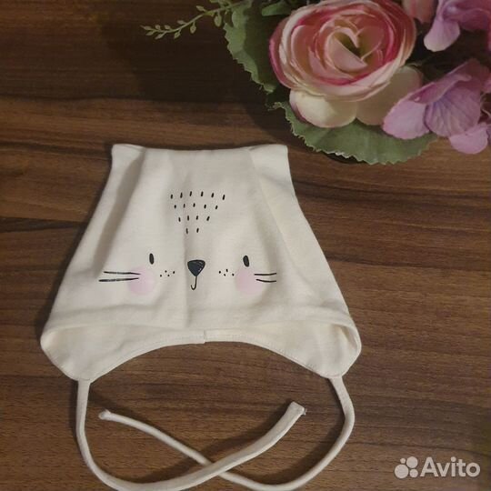 Шапочка для девочки на весну