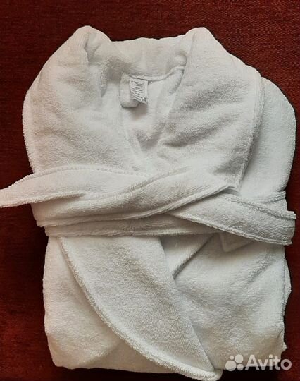 Махровый халат белый, отэльный