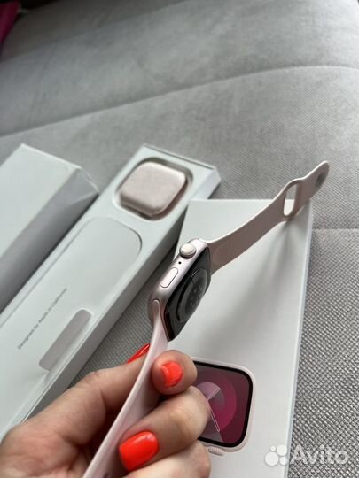 Часы Apple watch series 9 45mm pink