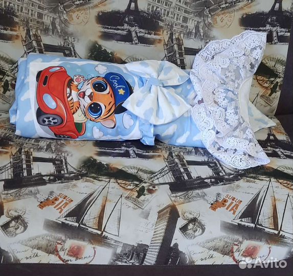 Комплект на выписку для мальчика