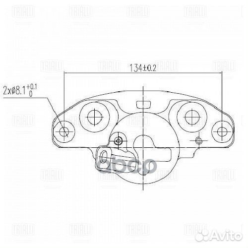 Суппорт тормозной Лада LarguS(12) / Renault Log
