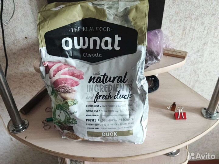 Сухой корм для собак ownat с уткой