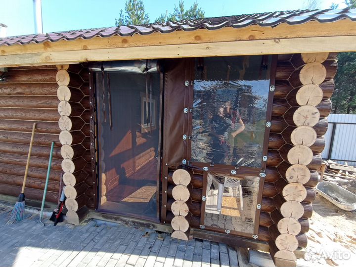 Мягкие окна для беседки