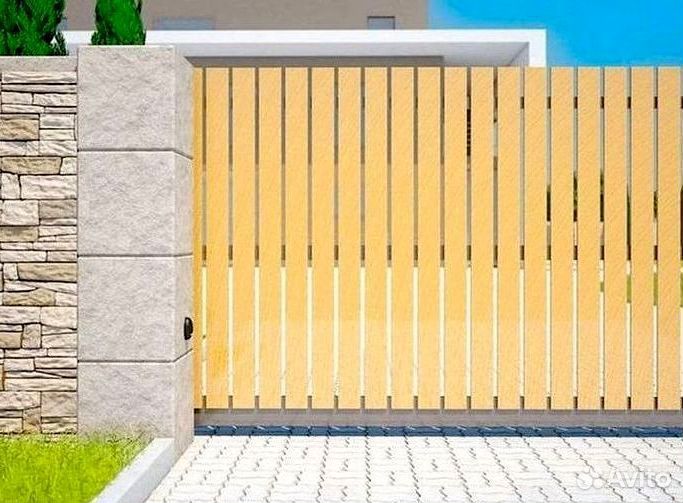 Ворота откатные с монтажом