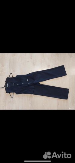 Брюки желетка и рубашка для мальчика 128 синий