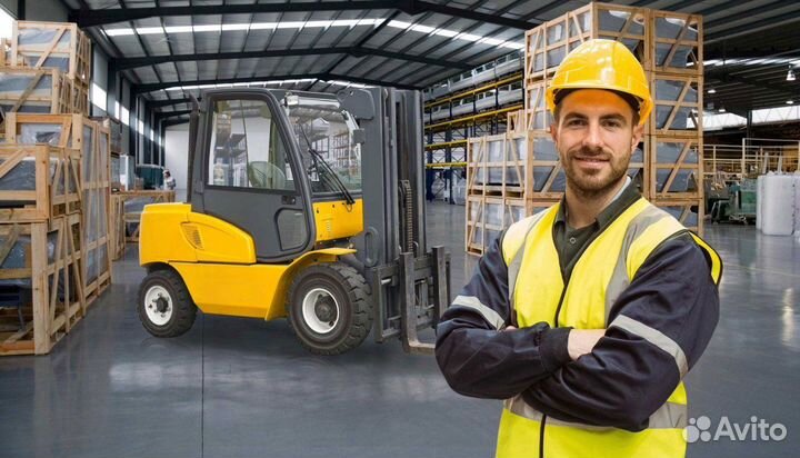 Водитель погрузчика с миним опытом