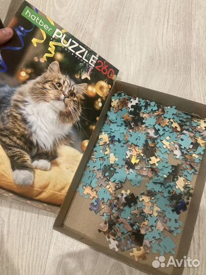 Пазлы с кошкой новые