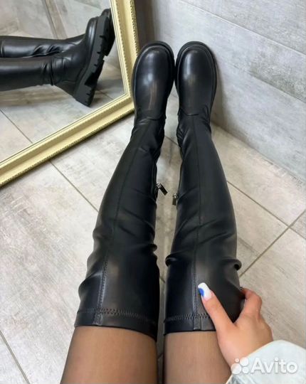 Ботинки ботфорты