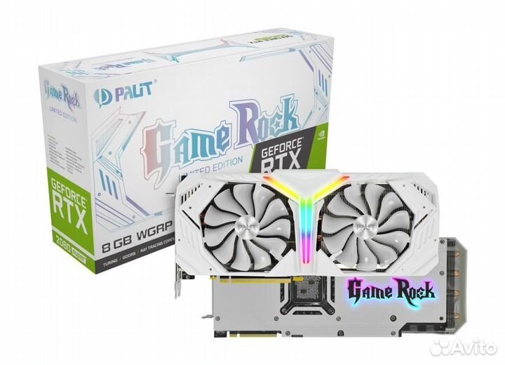 Palit Rtx 2080 super Game Rock white edition oc