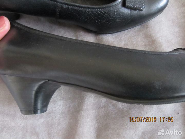 Туфли кожаные