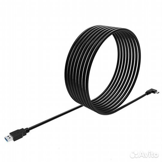 Quest 1/2/3, Pico 4. Кабель 5м черный