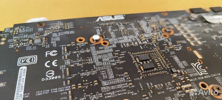 Видеокарта asus nvidia GTX1070 8 GB