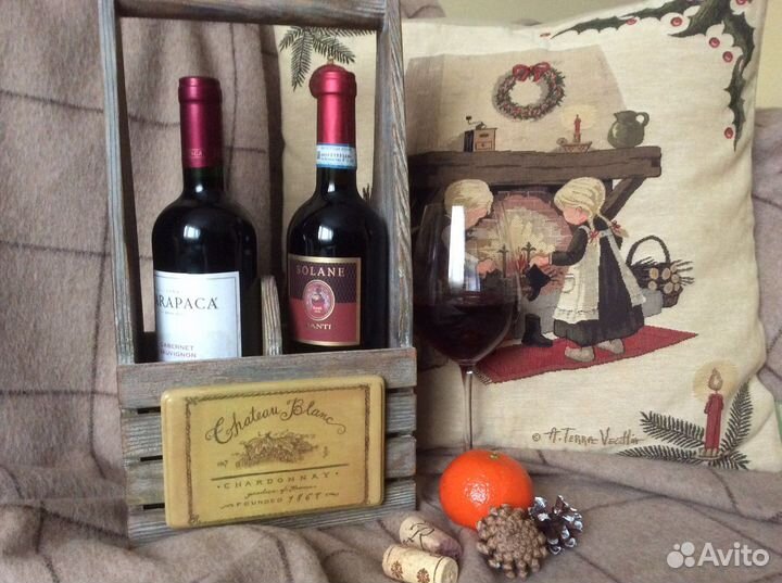 Подарочный короб д/двух бутылок вина