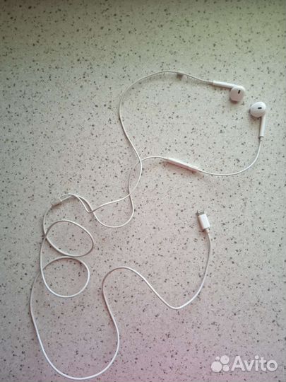 Наушники проводные apple lightning